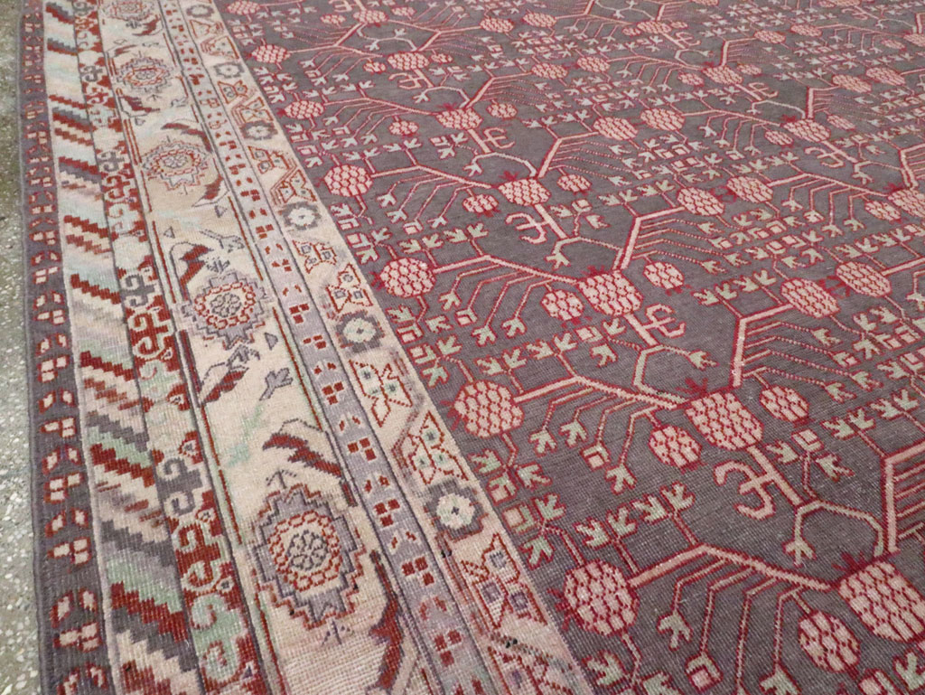 Antique Khotan Carpet, No.25889 - Staging