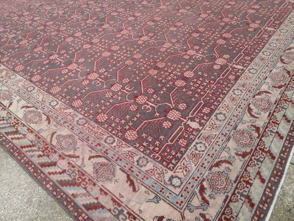 Antique Khotan Carpet, No.25889 - Staging