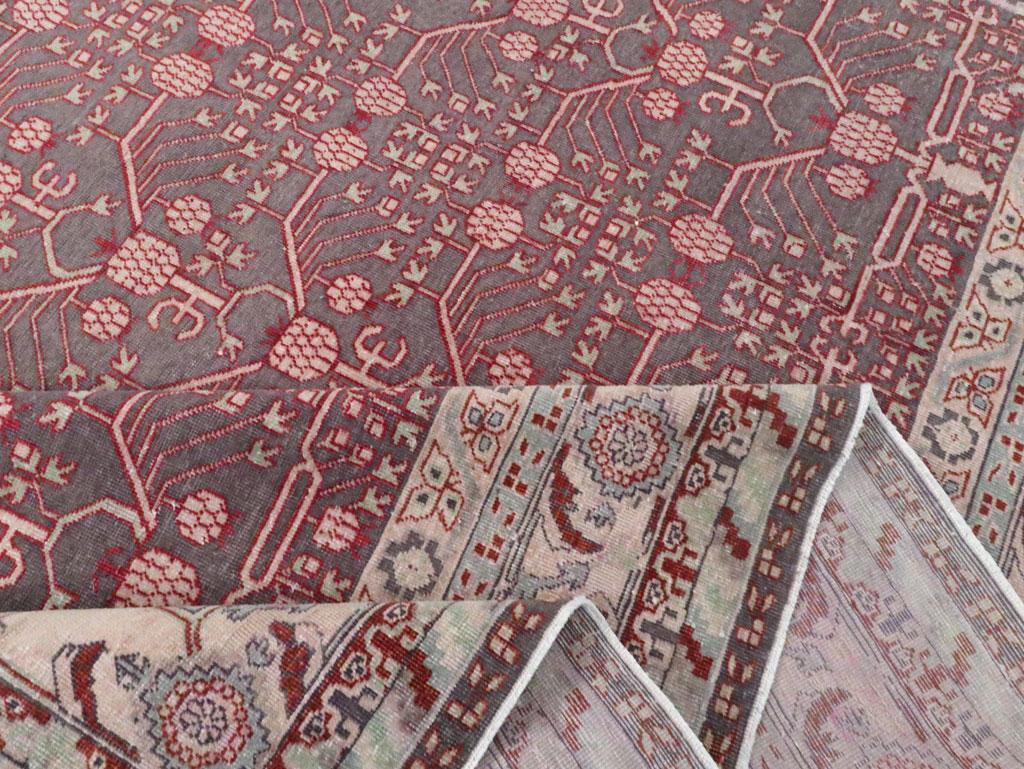 Antique Khotan Carpet, No.25889 - Staging