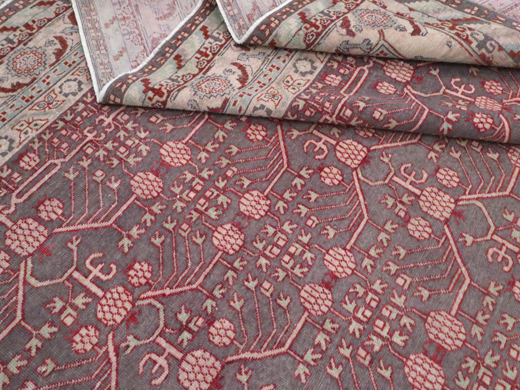 Antique Khotan Carpet, No.25889 - Staging