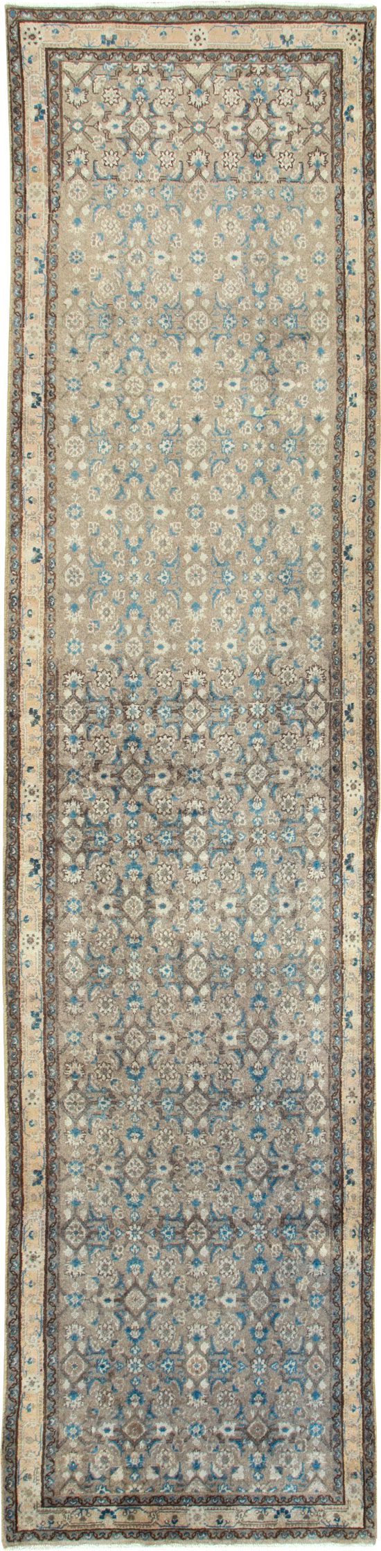 Vintage Persian Malayer Runner, No.25898 - Staging