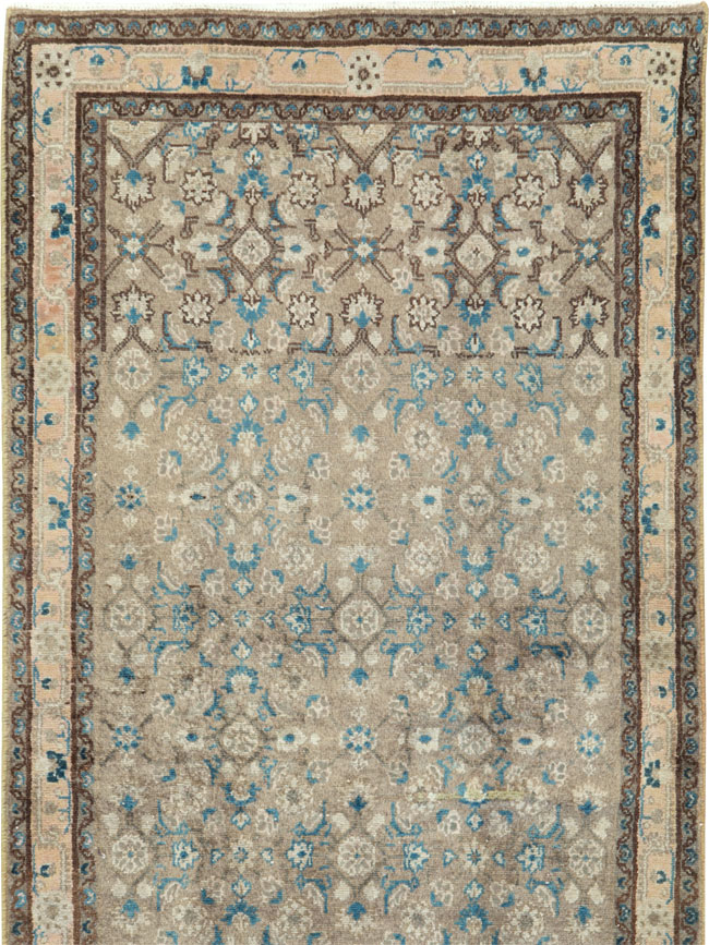 Vintage Persian Malayer Runner, No.25898 - Staging