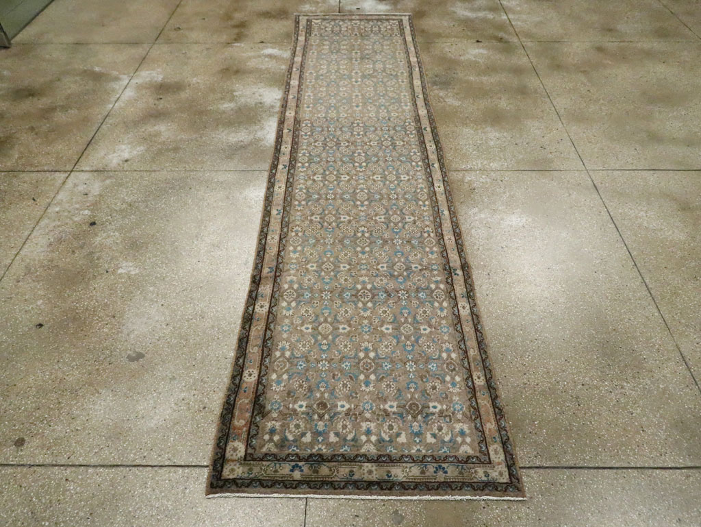 Vintage Persian Malayer Runner, No.25898 - Staging