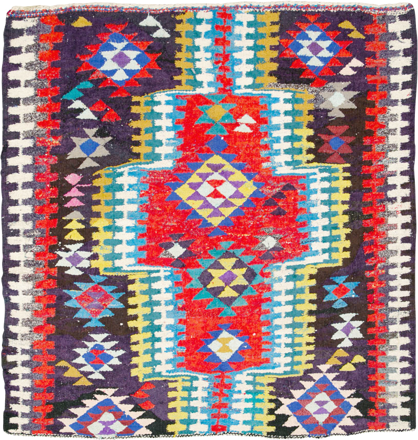 Vintage Persian Kilim, No.25906 - Staging
