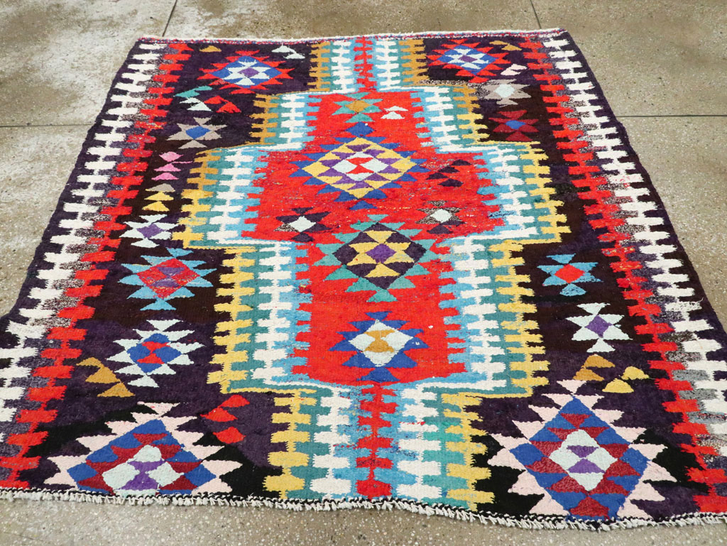 Vintage Persian Kilim, No.25906 - Staging