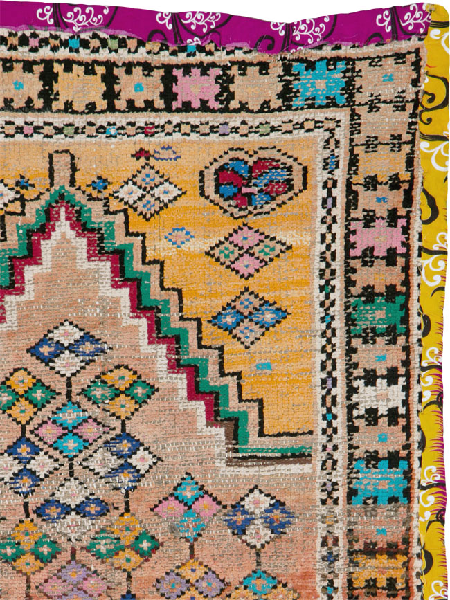 Vintage Persian Hamadan Rug, No.25921 - Staging