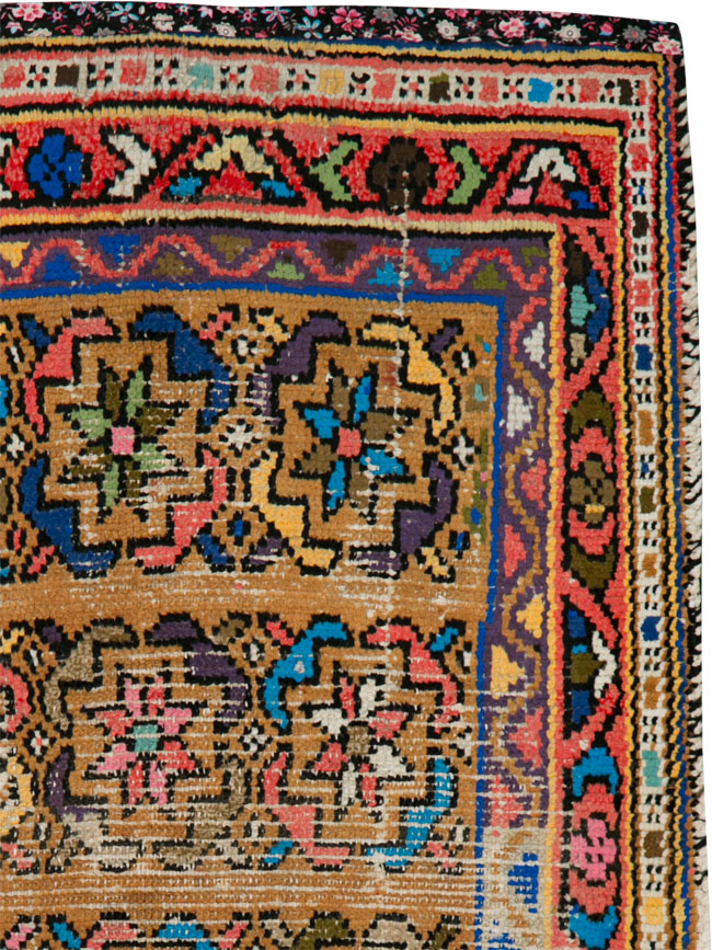 Vintage Persian Hamadan Rug, No.25924 - Staging