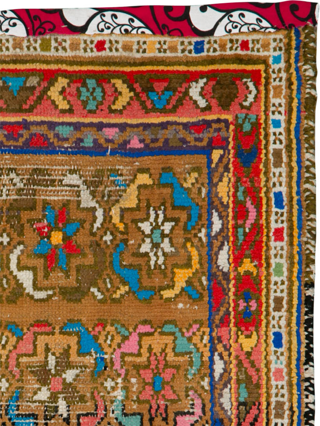 Vintage Persian Hamadan Rug, No.25924 - Staging