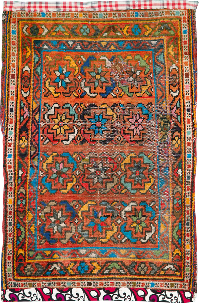 Vintage Persian Hamadan Rug, No.25925 - Staging