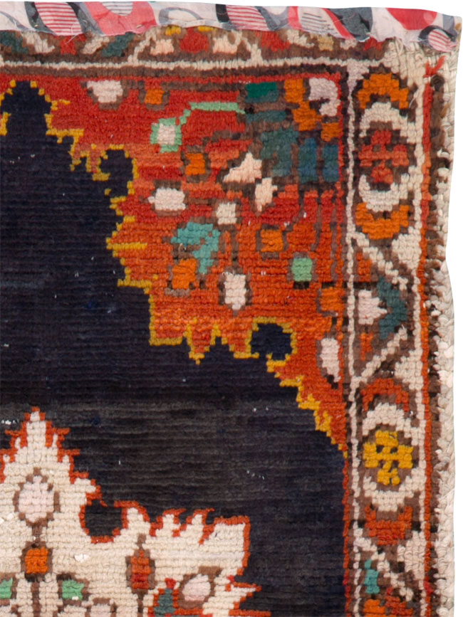 Vintage Persian Hamadan Rug, No.25927 - Staging