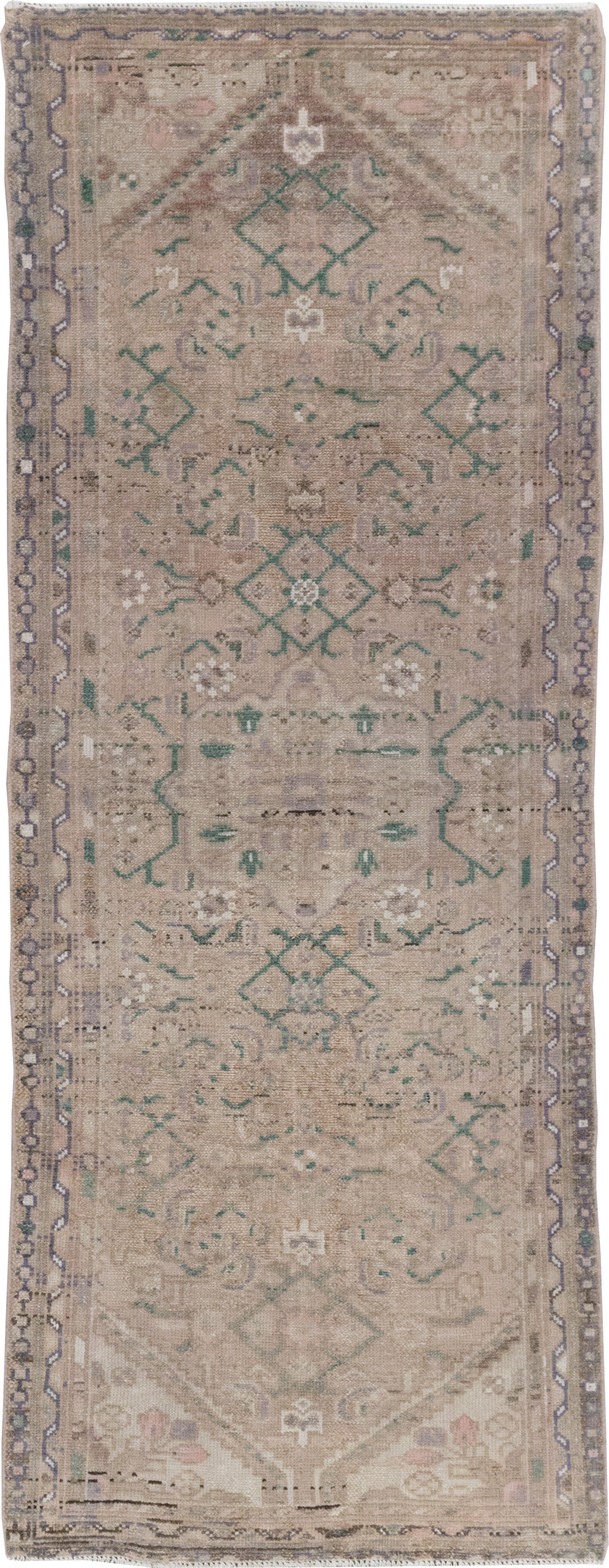 Vintage Persian Malayer Rug, No.25929 - Staging