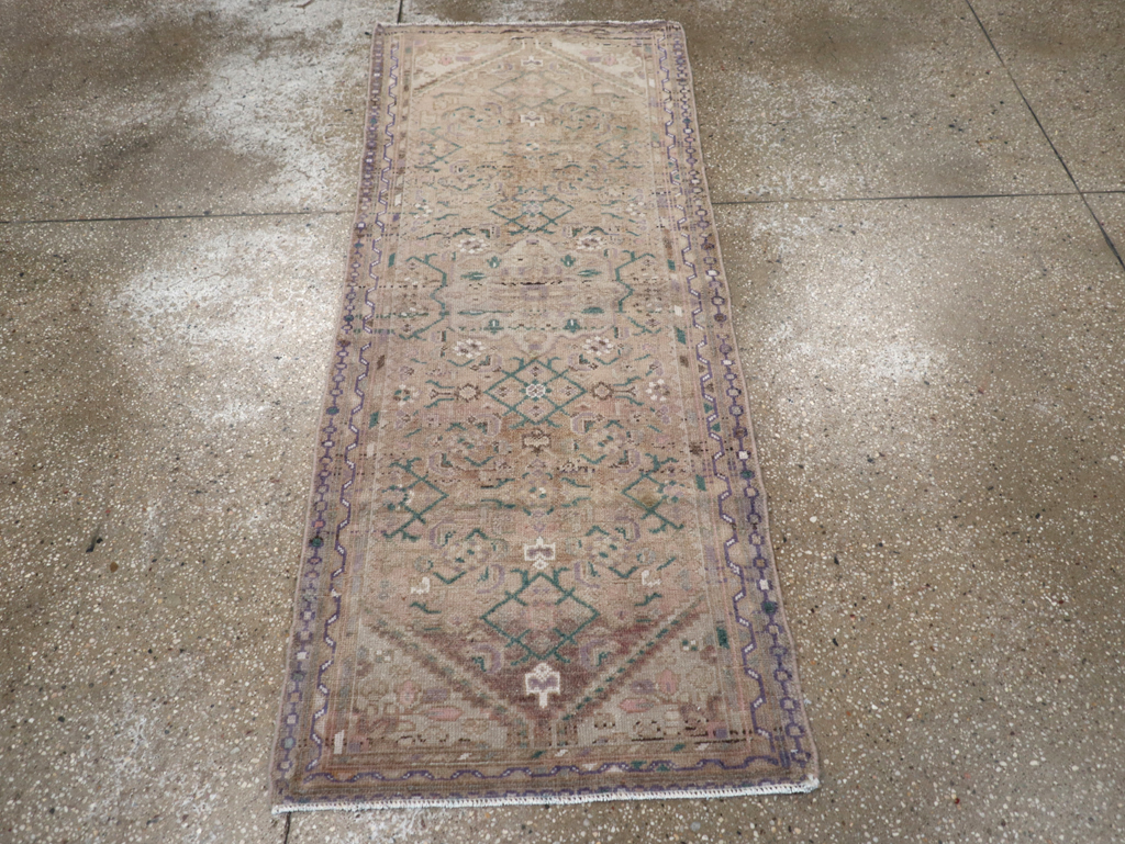 Vintage Persian Malayer Rug, No.25929 - Staging
