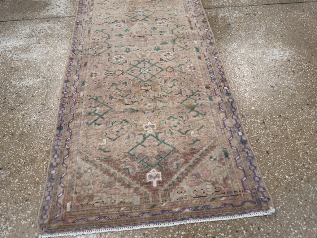 Vintage Persian Malayer Rug, No.25929 - Staging