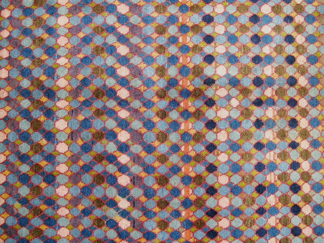 Vintage Persian Kashan Rug, No.25933 - Staging