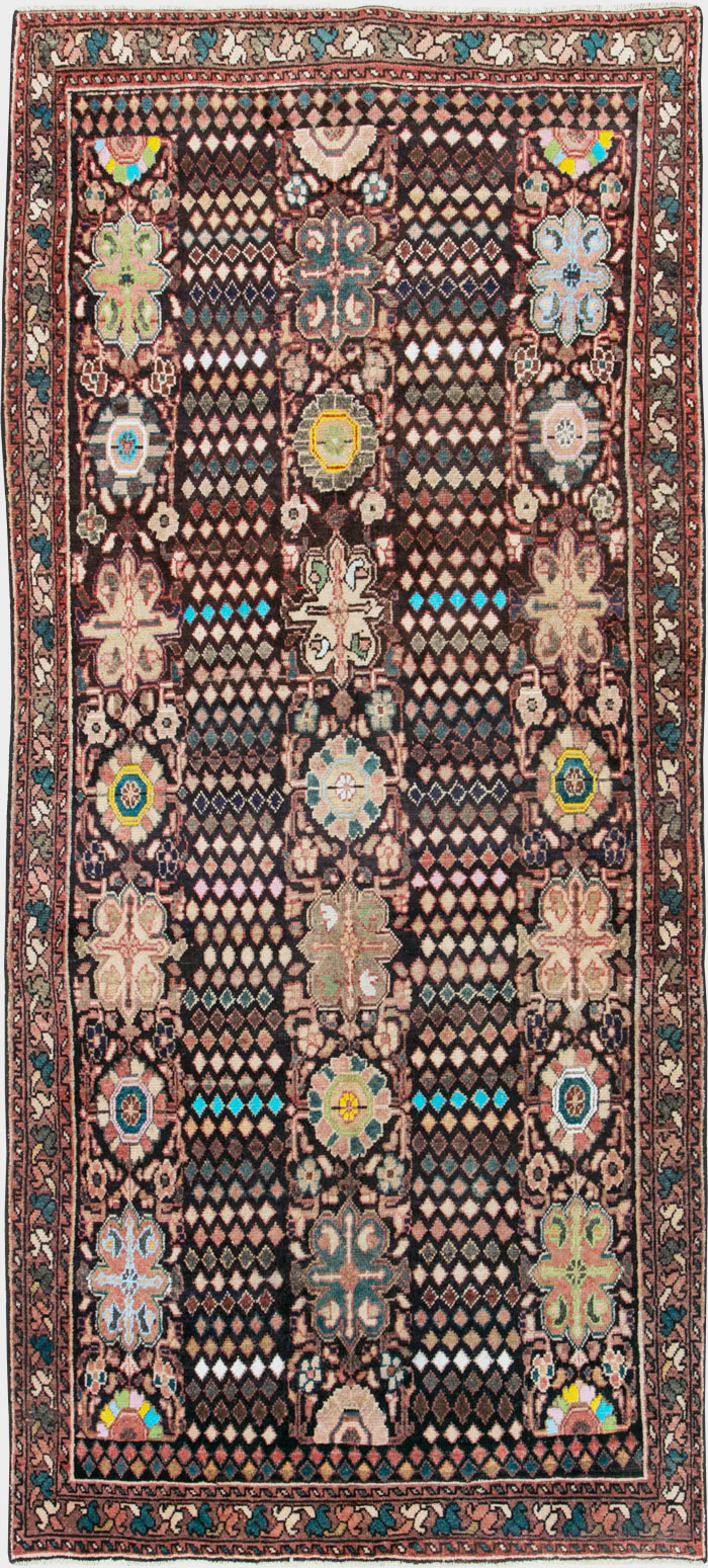 Vintage Persian Malayer Gallery Carpet, No.25934 - Staging