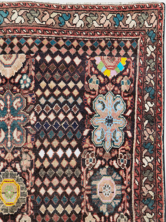 Vintage Persian Malayer Gallery Carpet, No.25934 - Staging