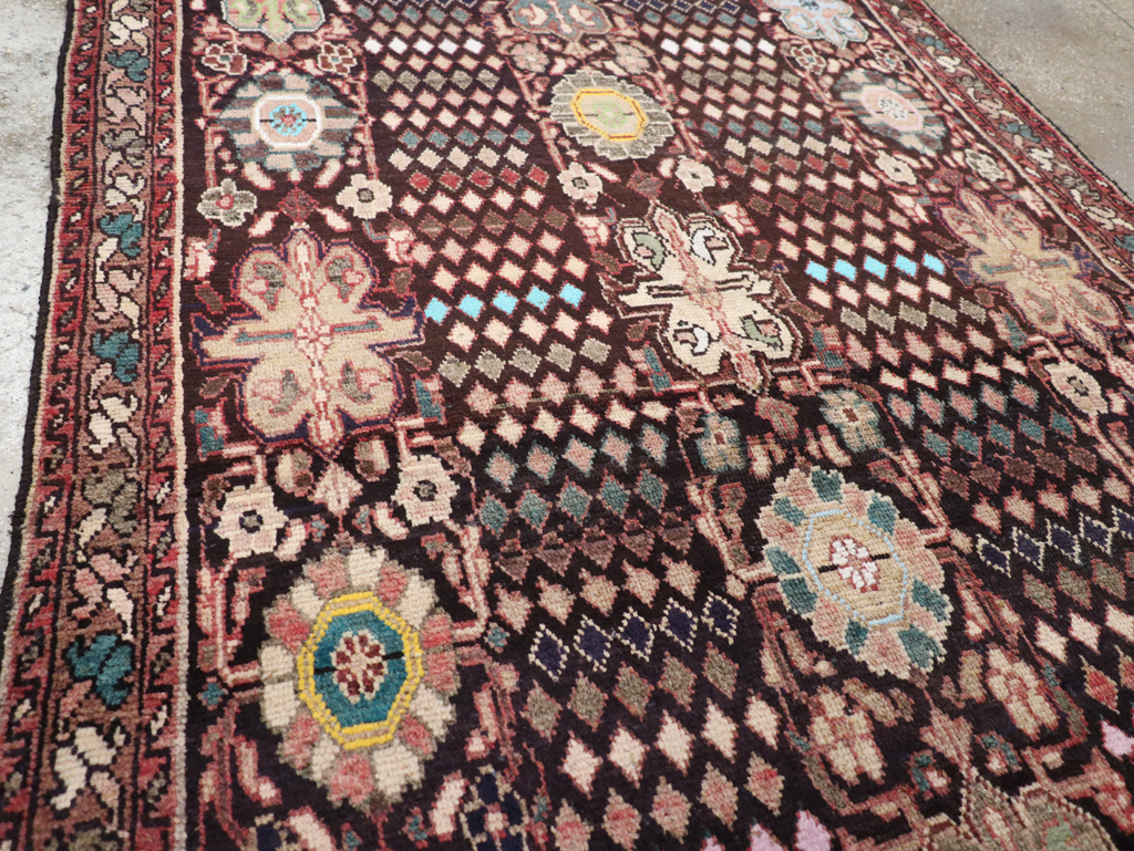 Vintage Persian Malayer Gallery Carpet, No.25934 - Staging