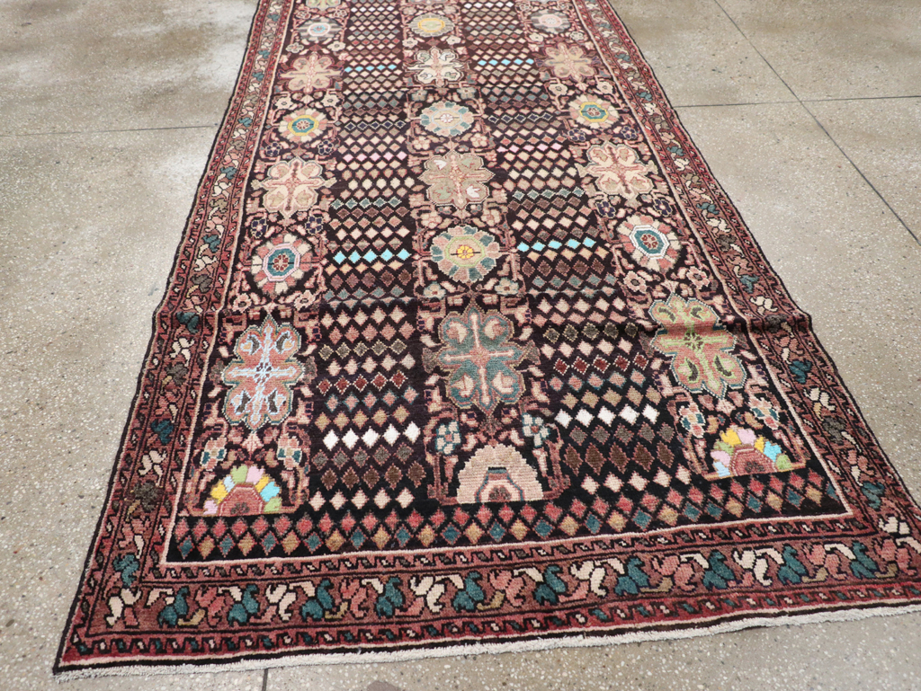 Vintage Persian Malayer Gallery Carpet, No.25934 - Staging