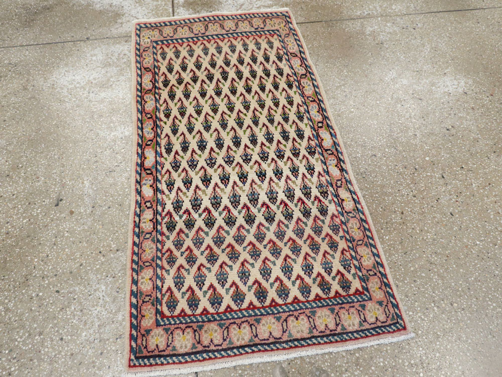 Vintage Persian Hamadan Rug, No.25940 - Staging