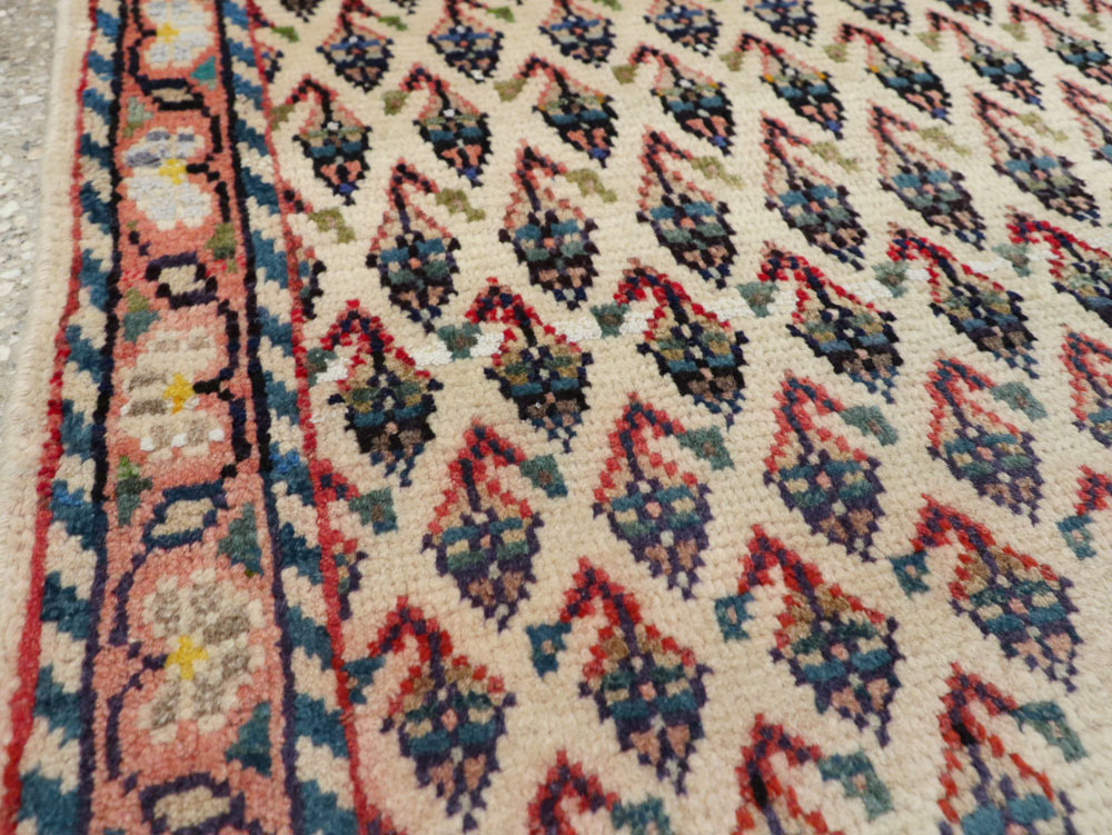Vintage Persian Hamadan Rug, No.25940 - Staging