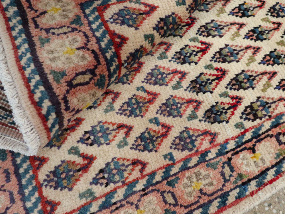Vintage Persian Hamadan Rug, No.25940 - Staging