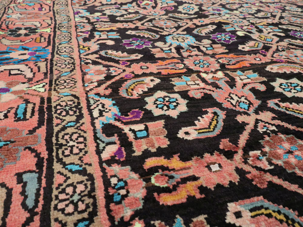 Vintage Persian Mahal Gallery Carpet, No.25943 - Staging
