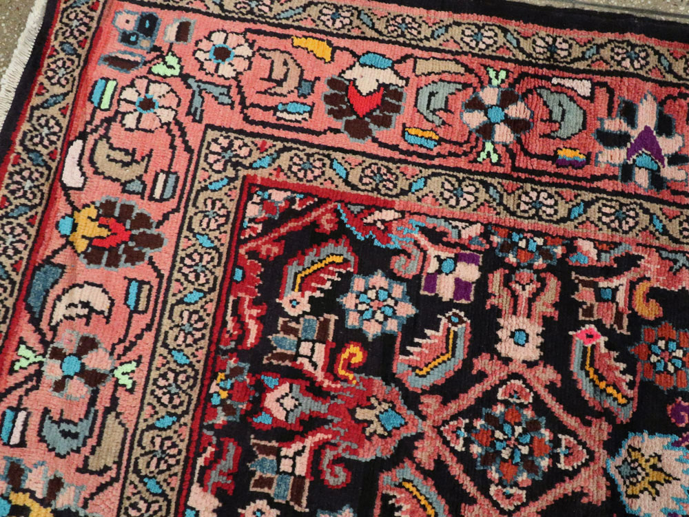 Vintage Persian Mahal Gallery Carpet, No.25943 - Staging