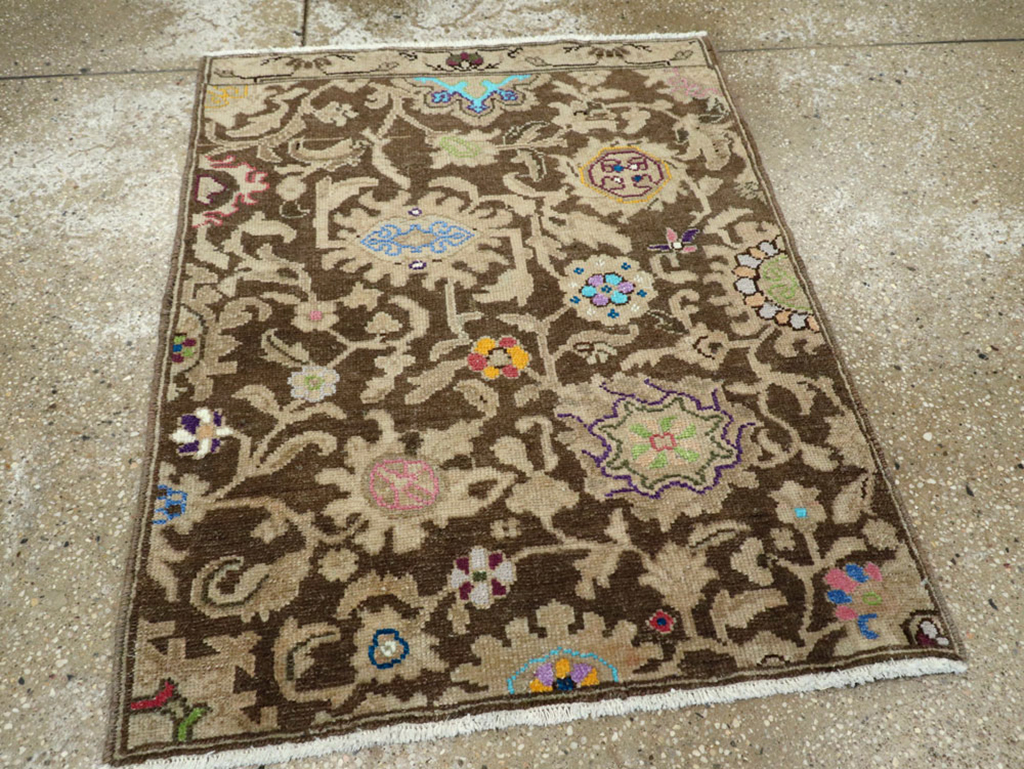Vintage Persian Malayer Rug, No.25957 - Staging