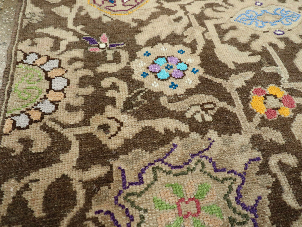 Vintage Persian Malayer Rug, No.25957 - Staging