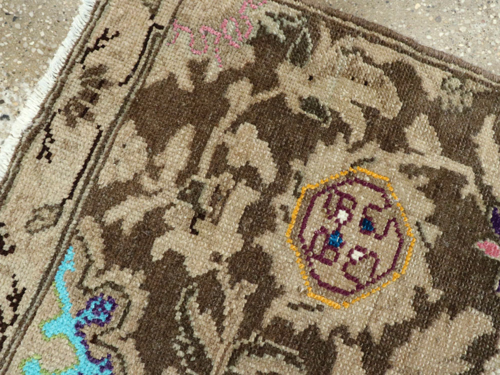 Vintage Persian Malayer Rug, No.25957 - Staging
