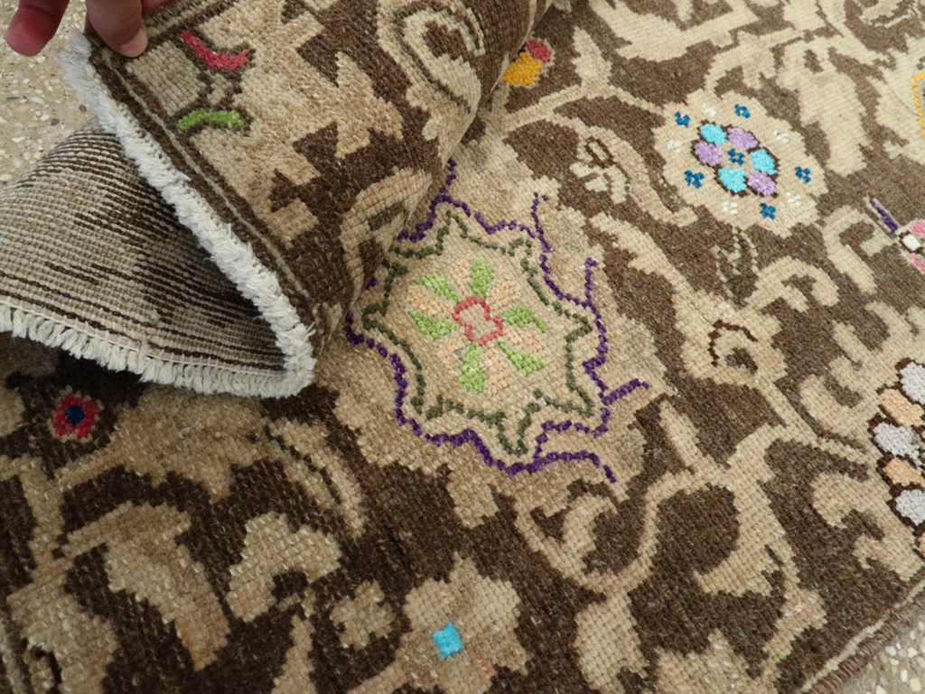 Vintage Persian Malayer Rug, No.25957 - Staging