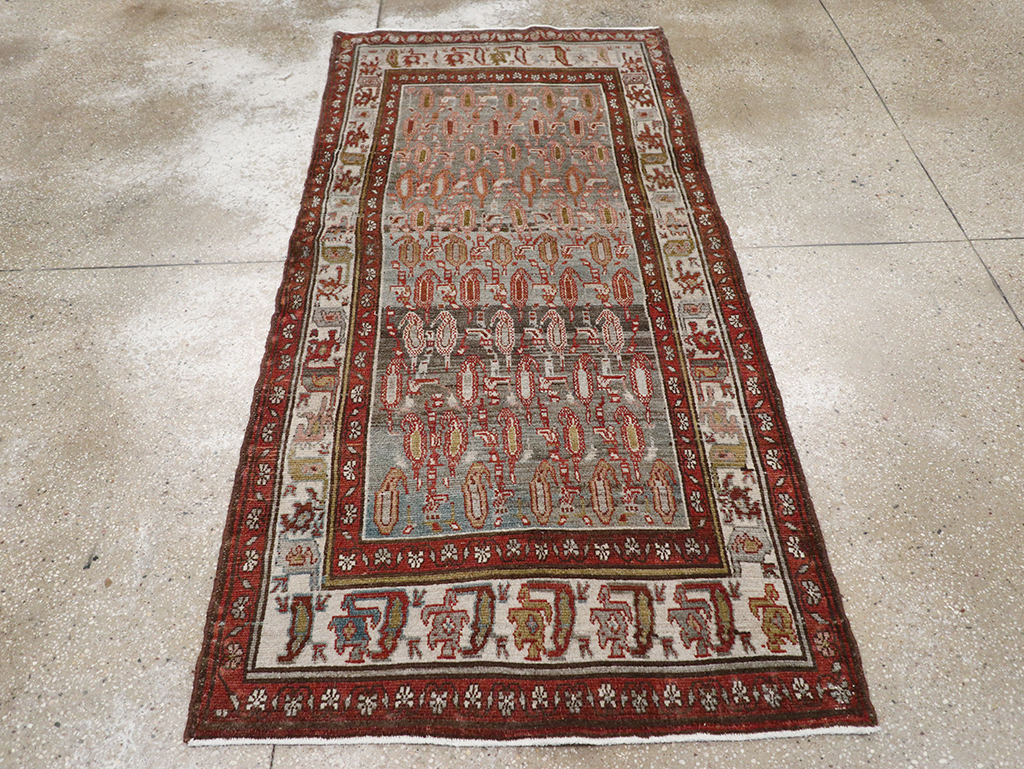 Vintage Persian Malayer Rug, No.25958 - Staging