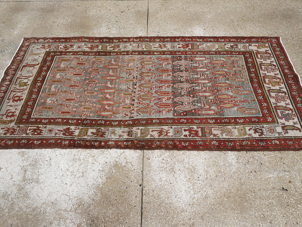 Vintage Persian Malayer Rug, No.25958 - Staging
