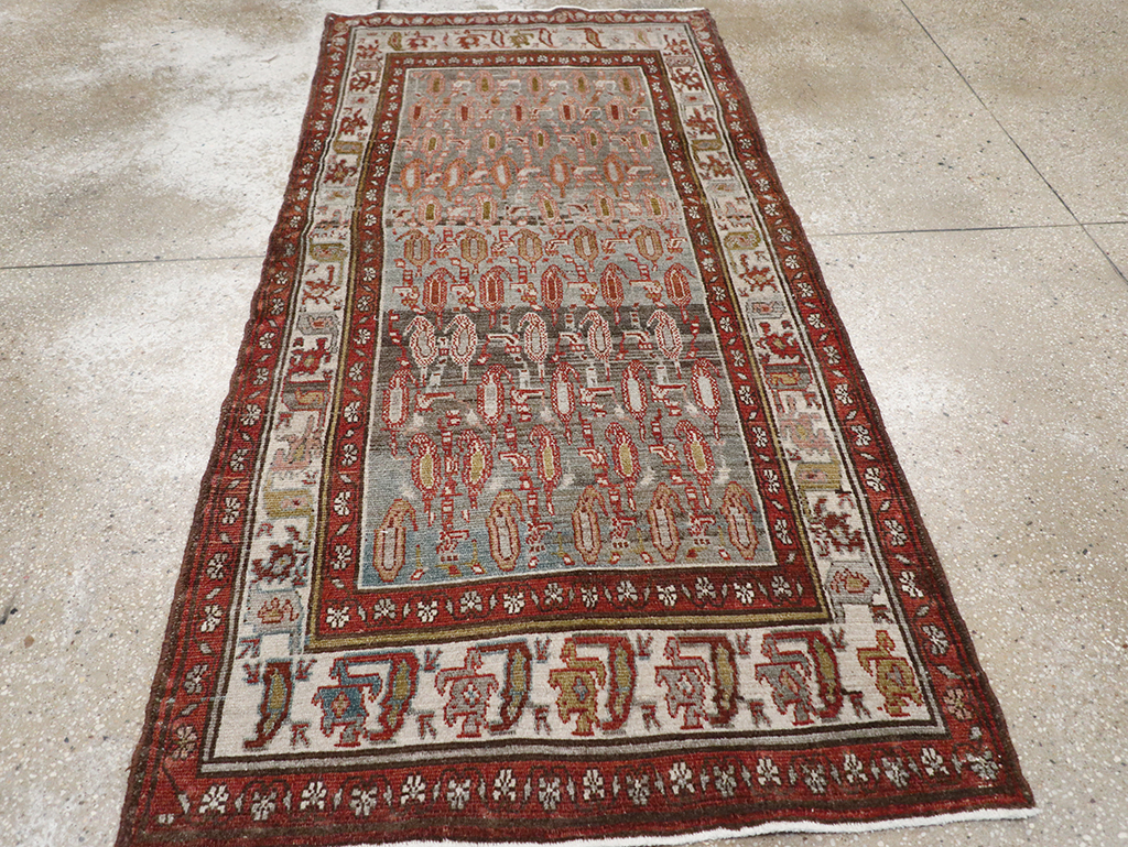Vintage Persian Malayer Rug, No.25958 - Staging