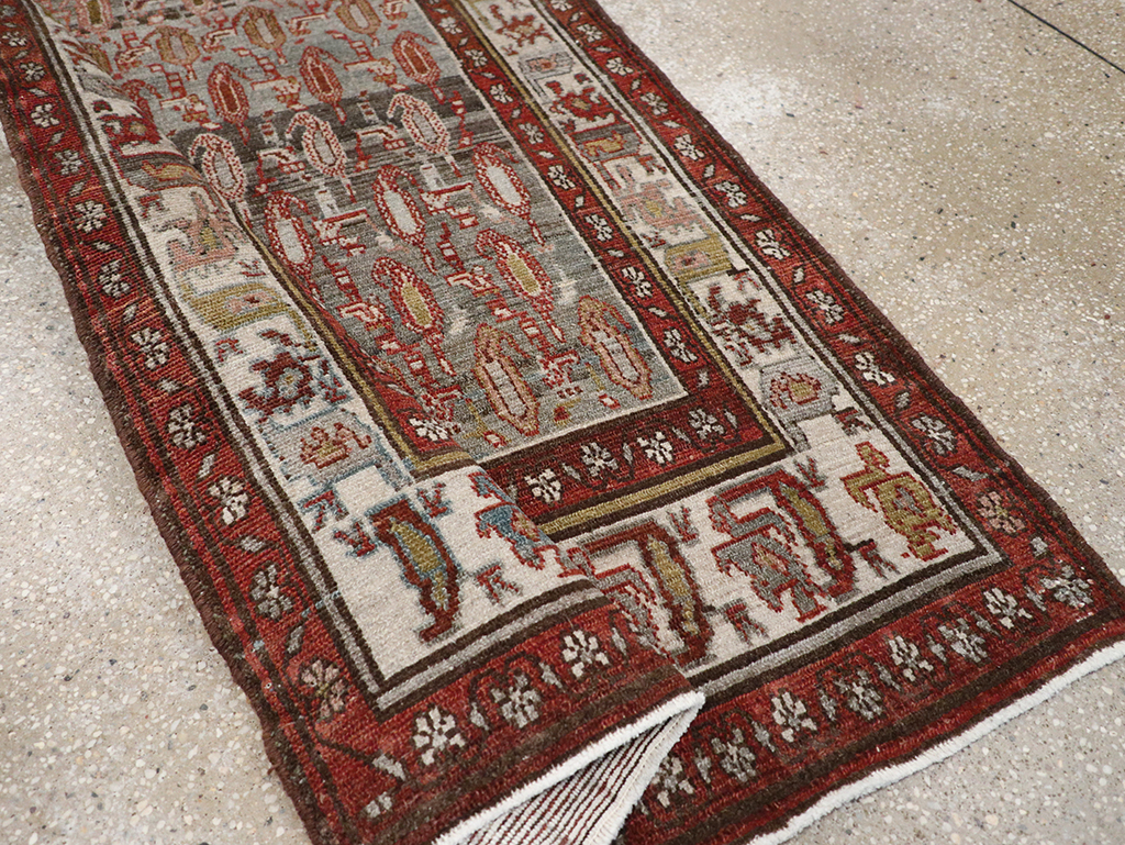 Vintage Persian Malayer Rug, No.25958 - Staging