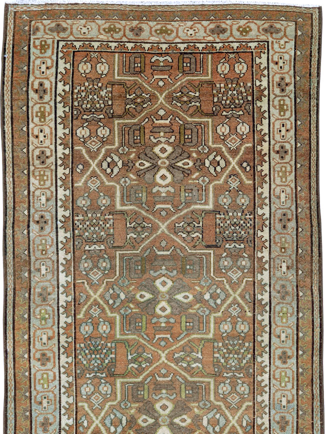 Vintage Persian Malayer Runner, No.25987 - Staging