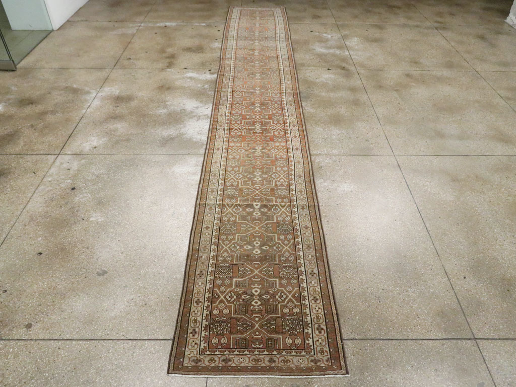 Vintage Persian Malayer Runner, No.25987 - Staging