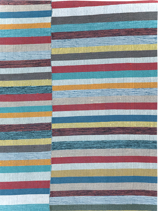 Modern Turkish Flatweave Kilim, No.25994 - Staging