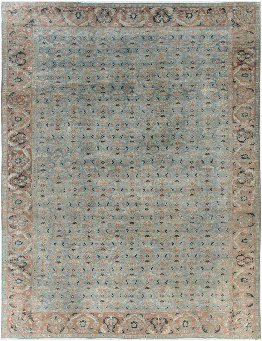 Antique Persian Mahal Carpet, No.26010 - Staging