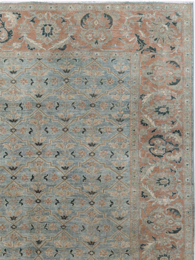 Antique Persian Mahal Carpet, No.26010 - Staging