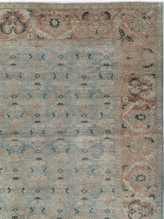 Antique Persian Mahal Carpet, No.26010 - Staging