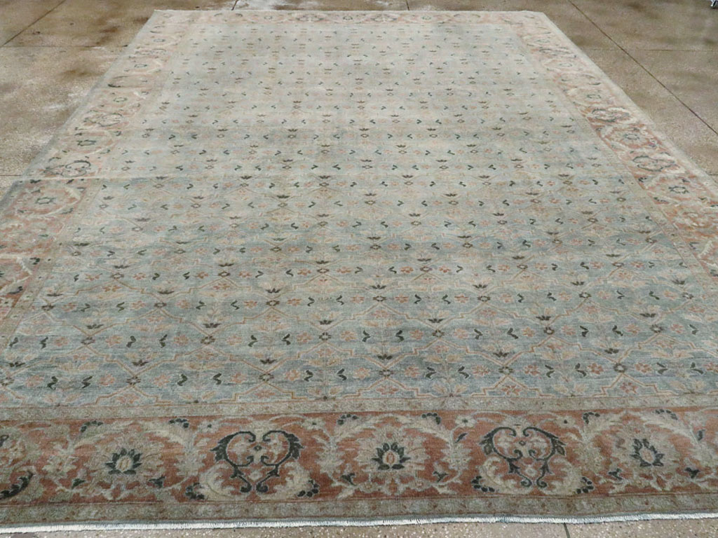 Antique Persian Mahal Carpet, No.26010 - Staging