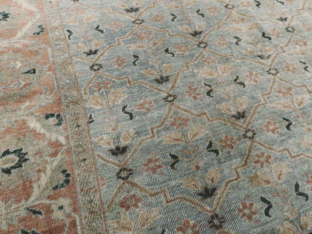 Antique Persian Mahal Carpet, No.26010 - Staging