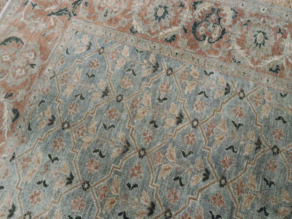 Antique Persian Mahal Carpet, No.26010 - Staging