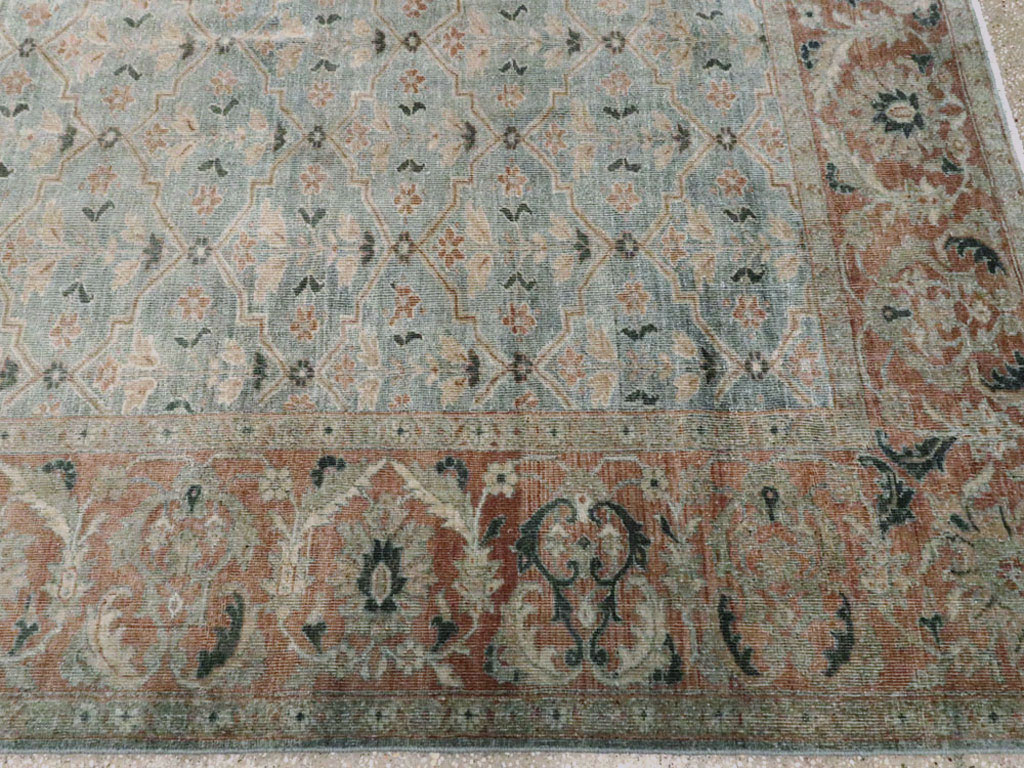 Antique Persian Mahal Carpet, No.26010 - Staging