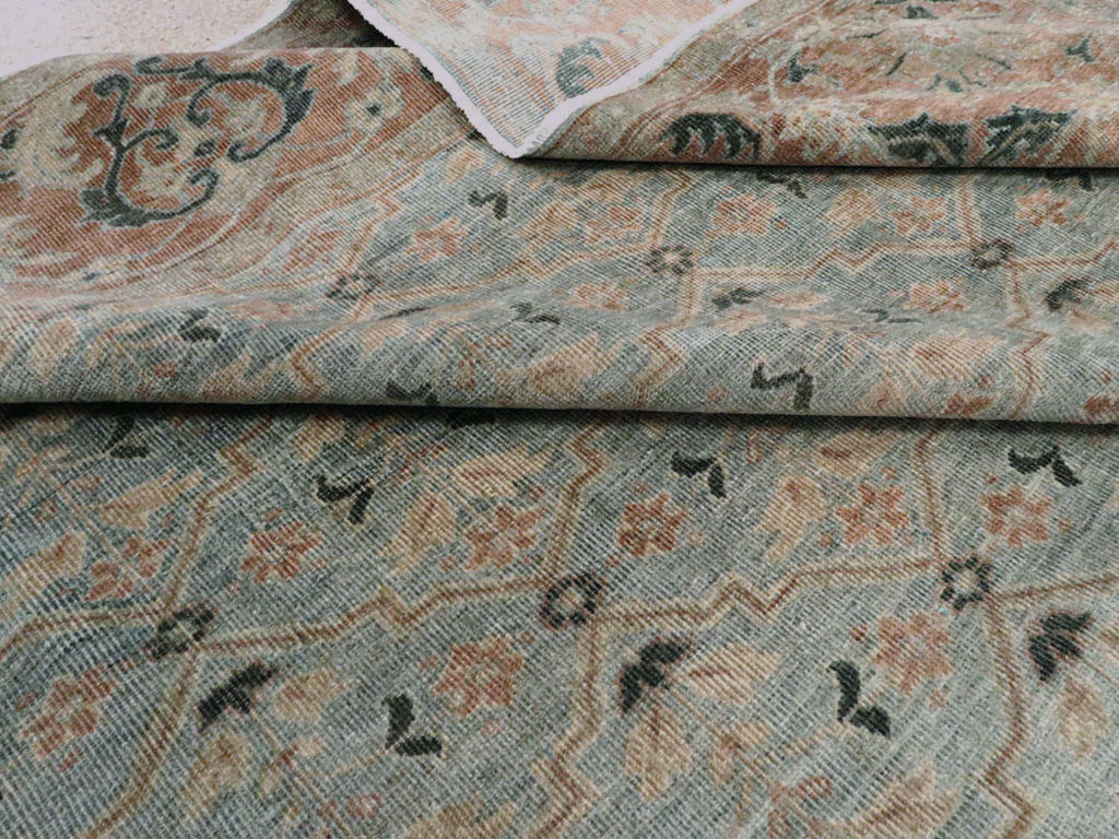 Antique Persian Mahal Carpet, No.26010 - Staging