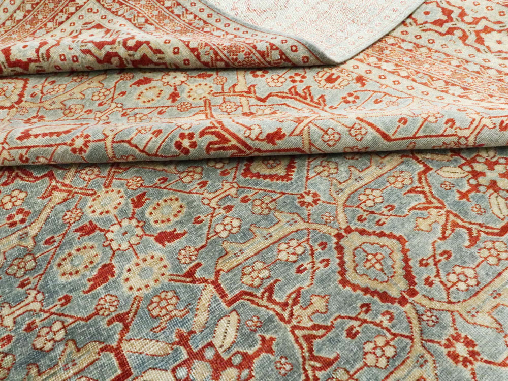 Antique Persian Tabriz Large Carpet, No.26013 - Staging