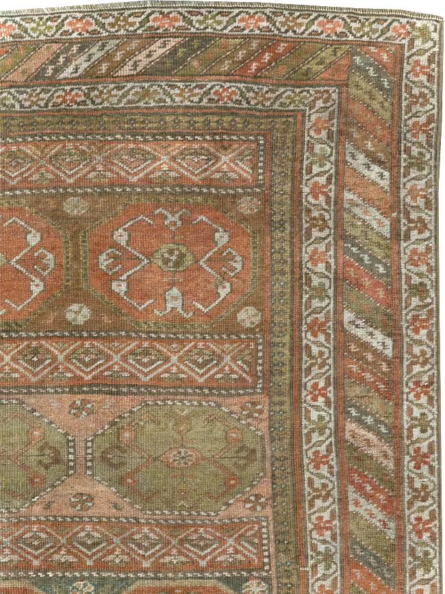 Antique Persian Kurd Bidjar Rug, No.26022 - Staging