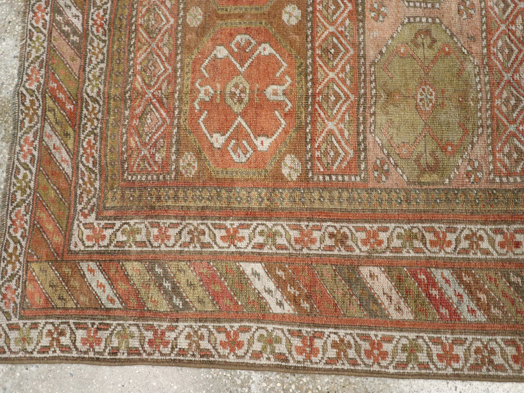 Antique Persian Kurd Bidjar Rug, No.26022 - Staging