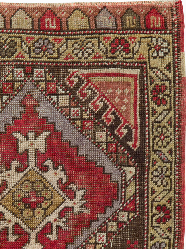 Antique Turkish Anatolian Rug, No.26033 - Staging